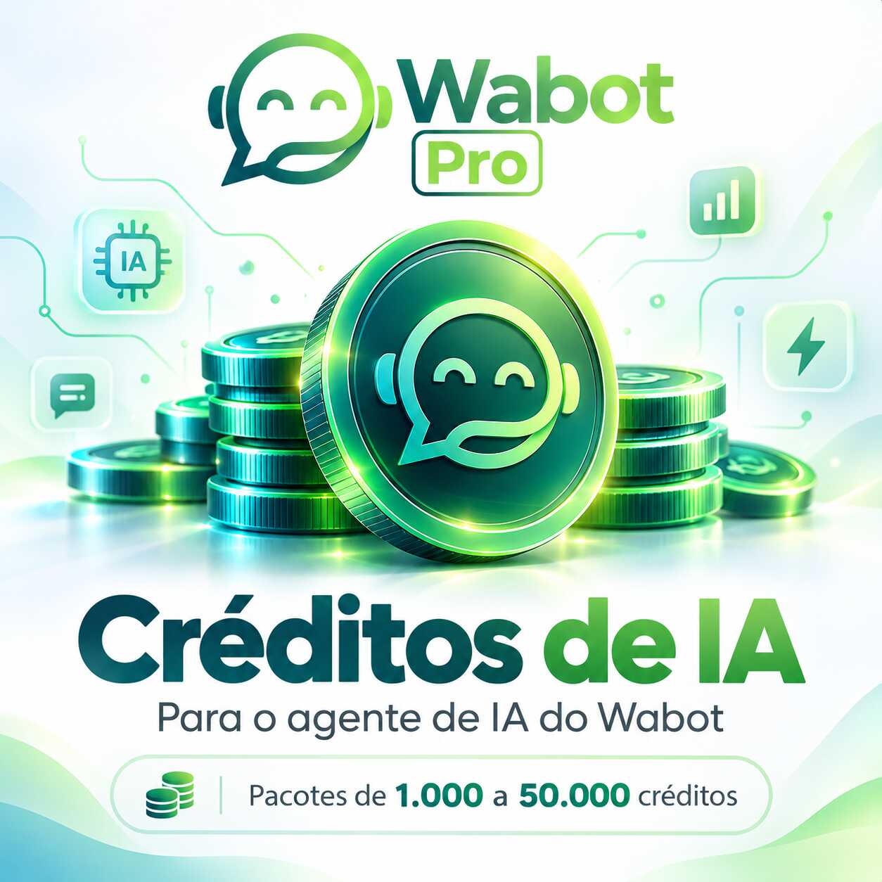 Créditos de IA Wabot Pro Créditos de IA do Wabot - Imagem 1